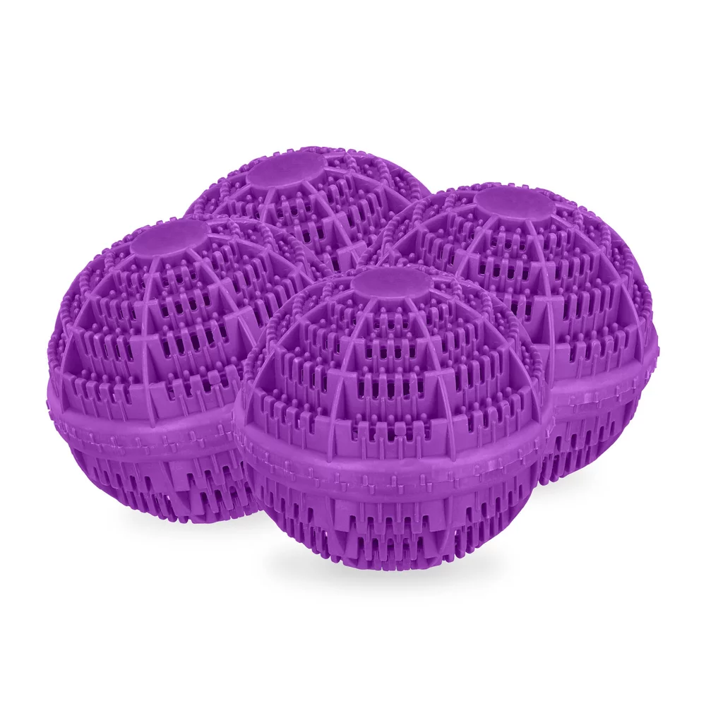 RELAXDAYS Wäschekugel Lilaner Waschball 4er Set